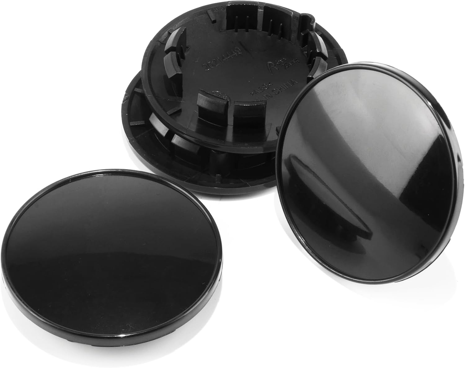 4Pcs Wheel Center Caps for 2000-2011Ford Focus Wheel Rim Outer 70mm(2.76in) Inner 50.5mm(1.99in) Black Hub Caps