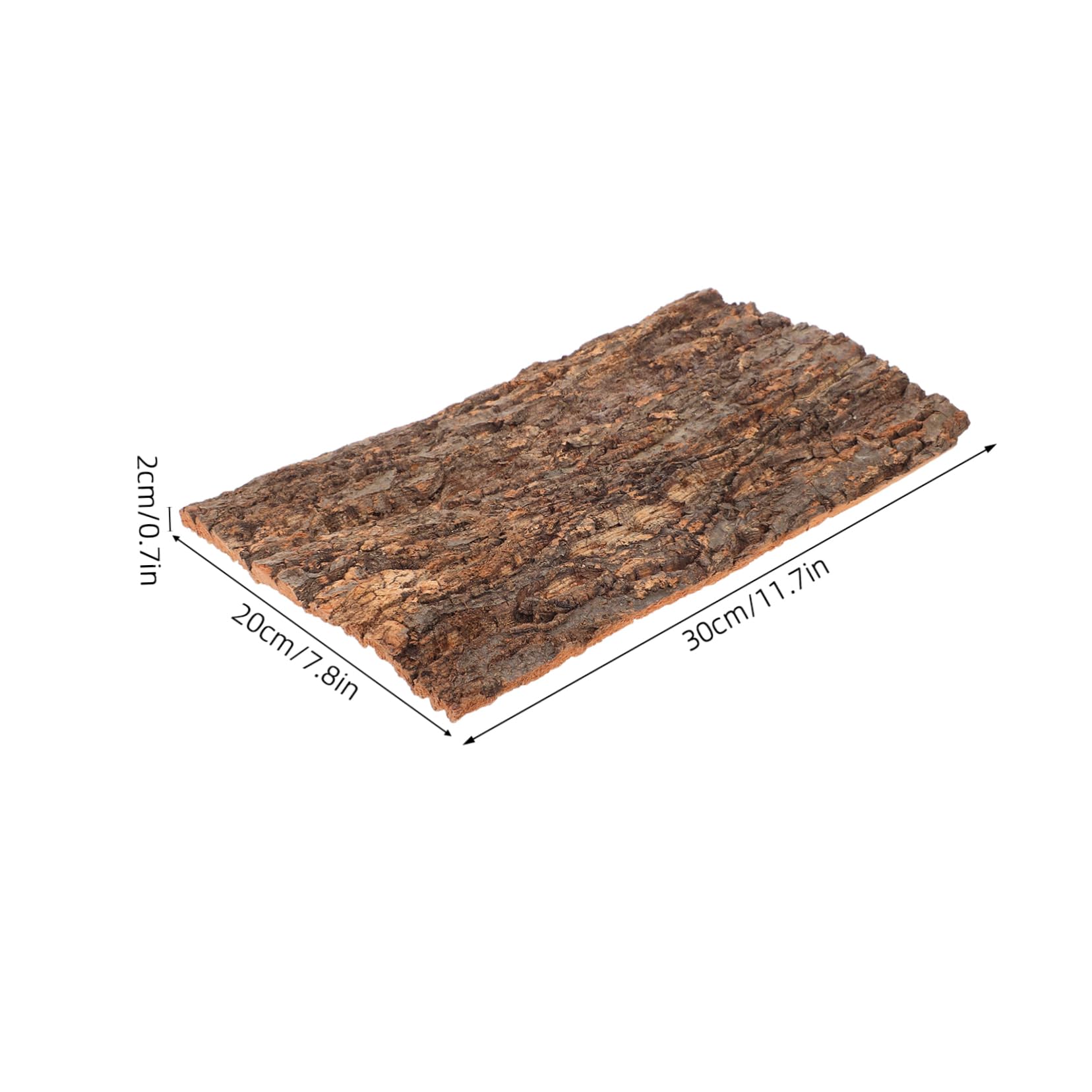 Zerodeko Terrarium Fond 2Pcs Terrarium Liège Fond D'écran Reptile Réservoir Toile De Fond Décoration Habitat Tapis d'escalade Décoration pour Lézard Tortue Gecko Dragon Barbu Liege Terrarium