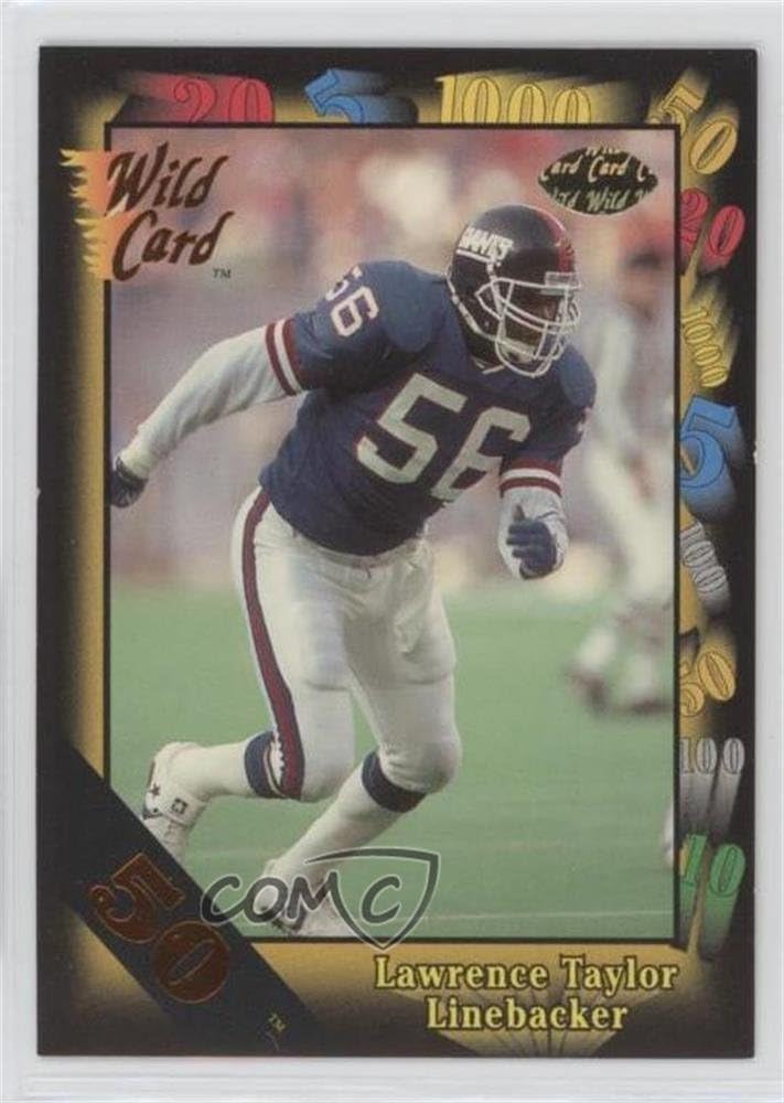Lawrence Taylor (Football Card) 1991 Wild Card [Base
