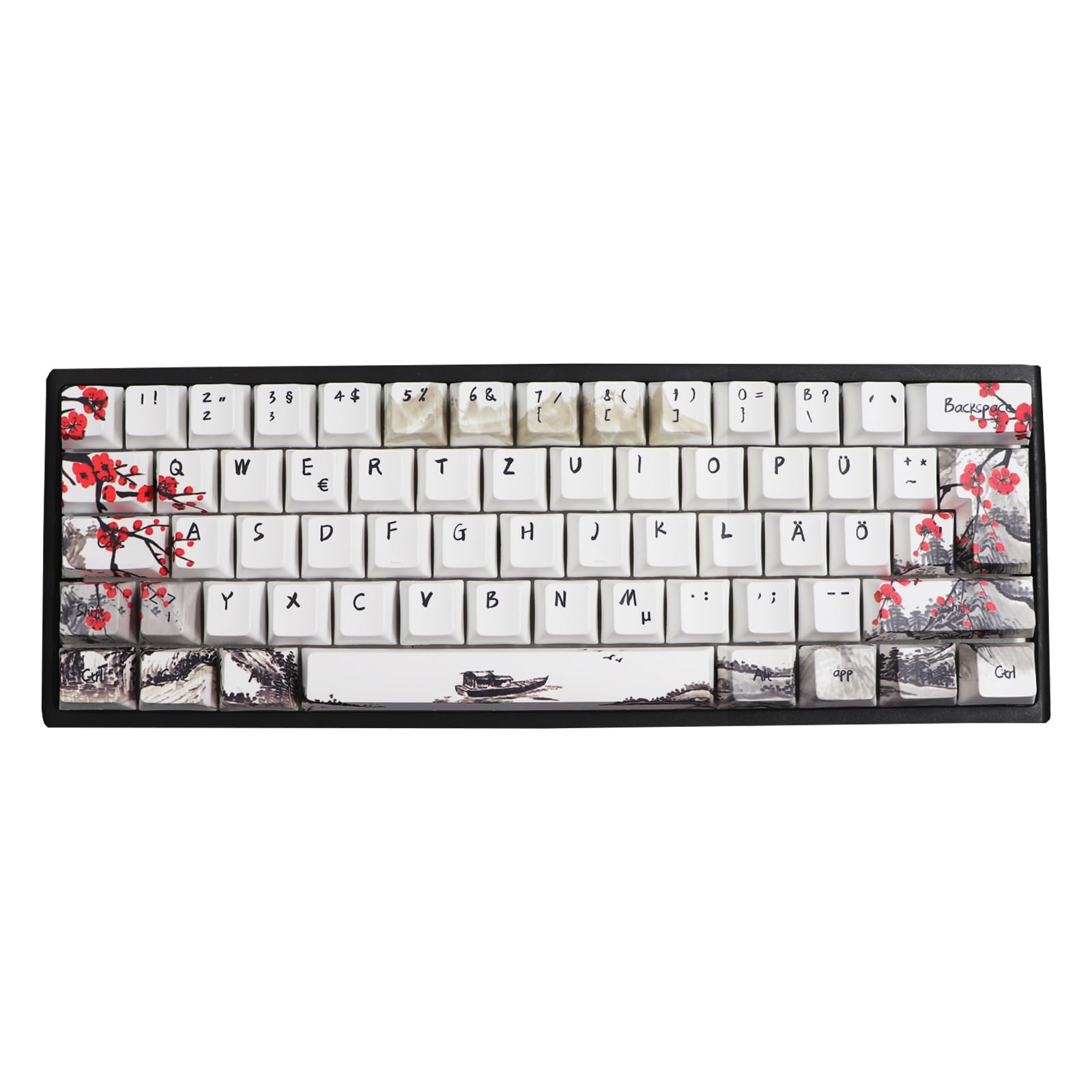 148 PBT Tastenkappen Im Cherry-Profil – Farbstoffsublimation, Kompatibel Mit MX-Schaltern & ISO/ANSI Layout