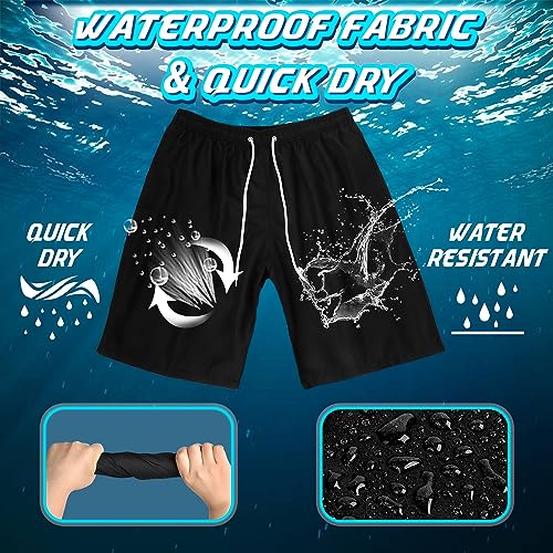 Image of Mens Swimming Trunks Swim Trunks Quick Dry Swim Shorts with Mesh Lining Funny Swimwear Bathing Suits