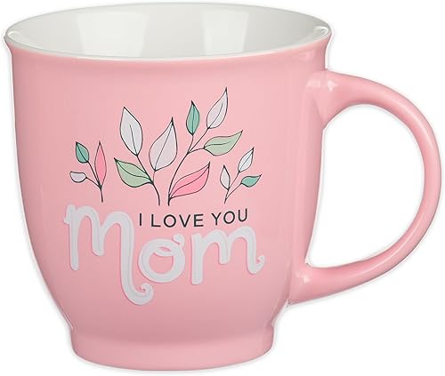Miniatura 7 de Christian Art Gifts Taza de cerámica para café y té, grande, 14 onzas líquidas, versículo bíblico alentador para madres I Love You Mom  Prov. 315