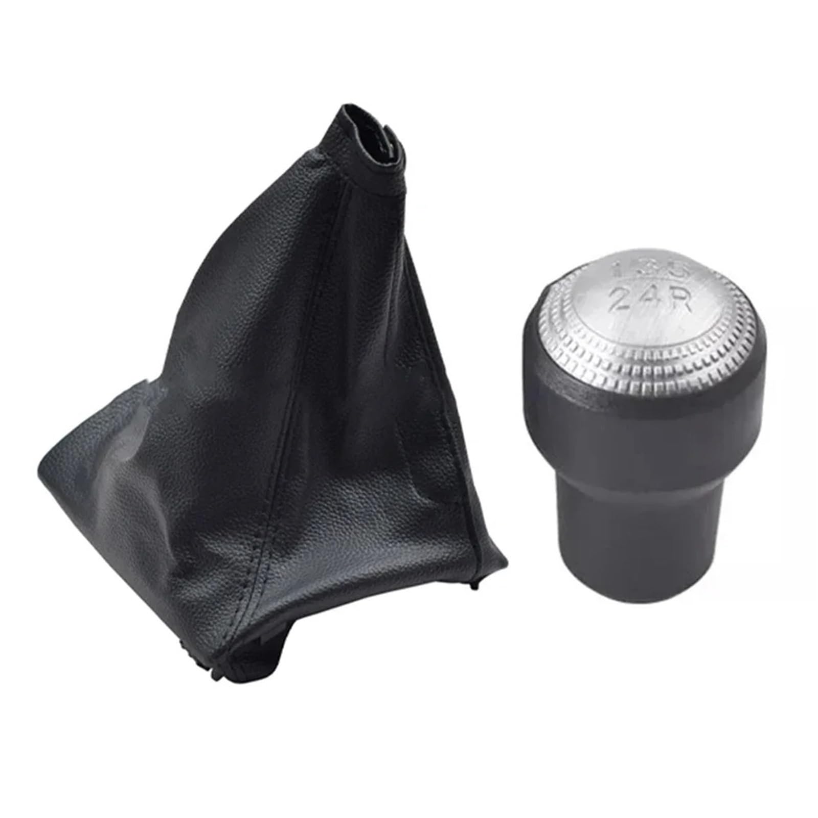 tusgt Knob Manual for Hyundai for Getz 2002-2010 5 Speed Manual Gear Shift Knob Shifter Gaiter Boot Cover Leather Car Accessories Set