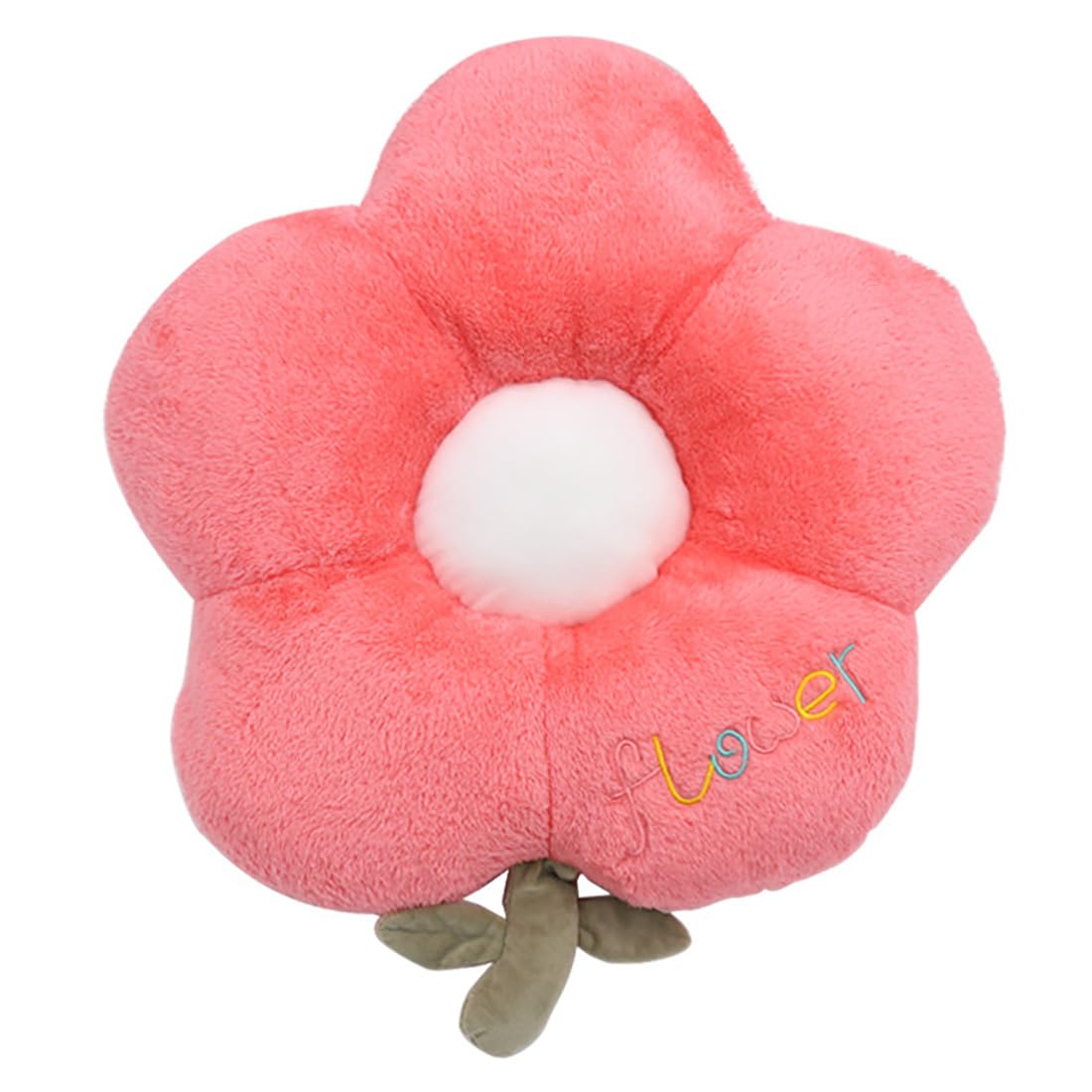 VHJdtE Seat Cushion, Cartoon Cute Flower|Soft Cozy Petal-Shaped Chair Pad For Sitting|Comfy Back Cushion For Office(B-red-45x45x9cm(17.7x17.7x3.5in))