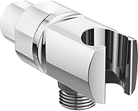 Vista 6 de Moen A701BG Soporte de montaje de ducha de mano para brazo de ducha, oro cepillado