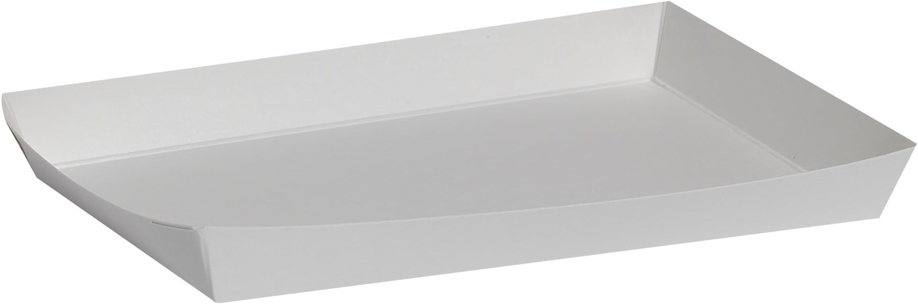 Dixie 644 Georgia-Pacific Veltone Tray, 8.25" Width x 5.75" Length x 0.875" Height, White (Pack of 1000)