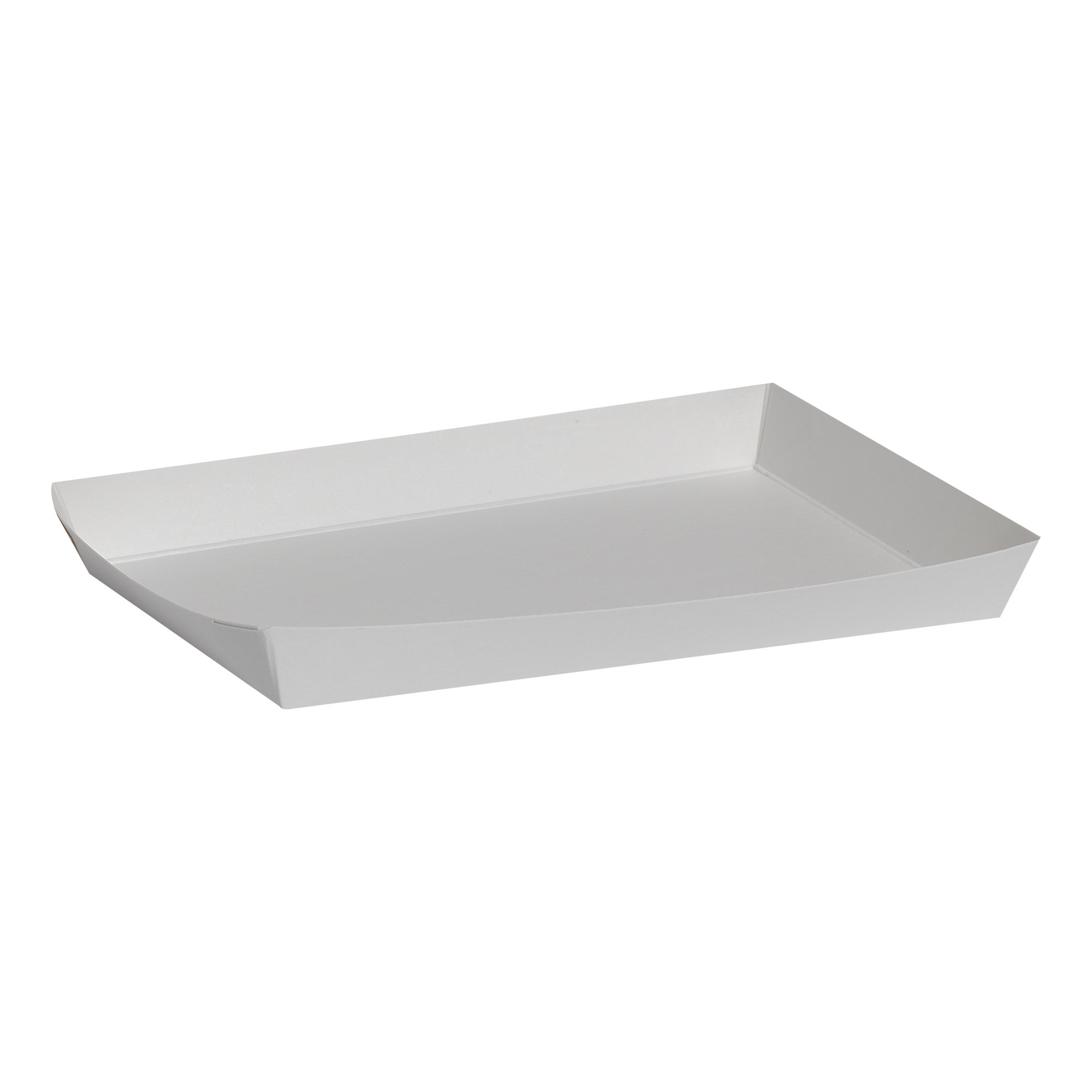 Dixie 644 Georgia-Pacific Veltone Tray, 8.25" Width x 5.75" Length x 0.875" Height, White (Pack of 1000)