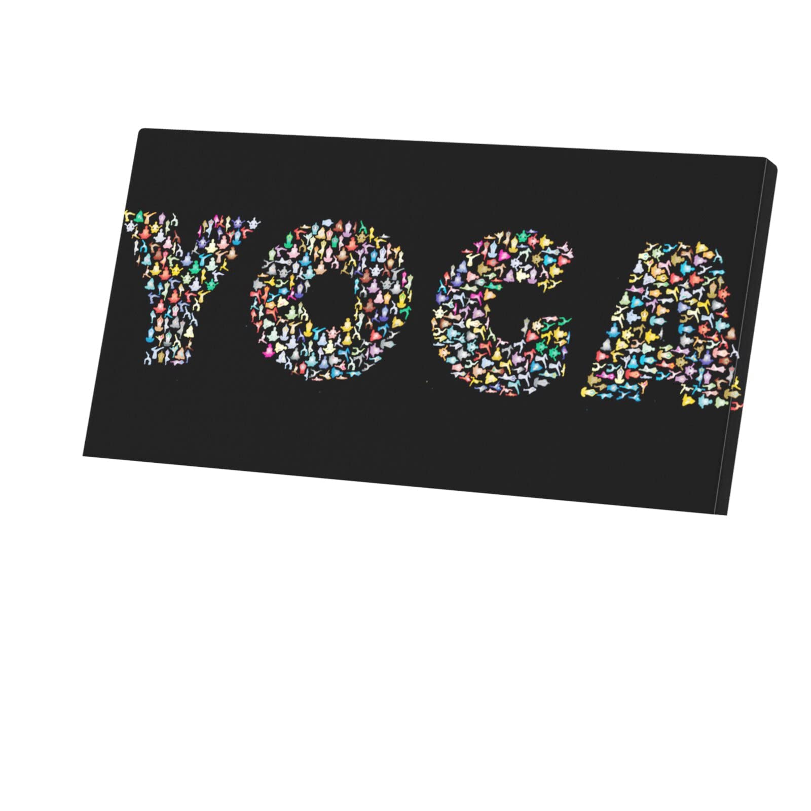 Tableau de méditation asanas avec postures illustrées grand format - 4