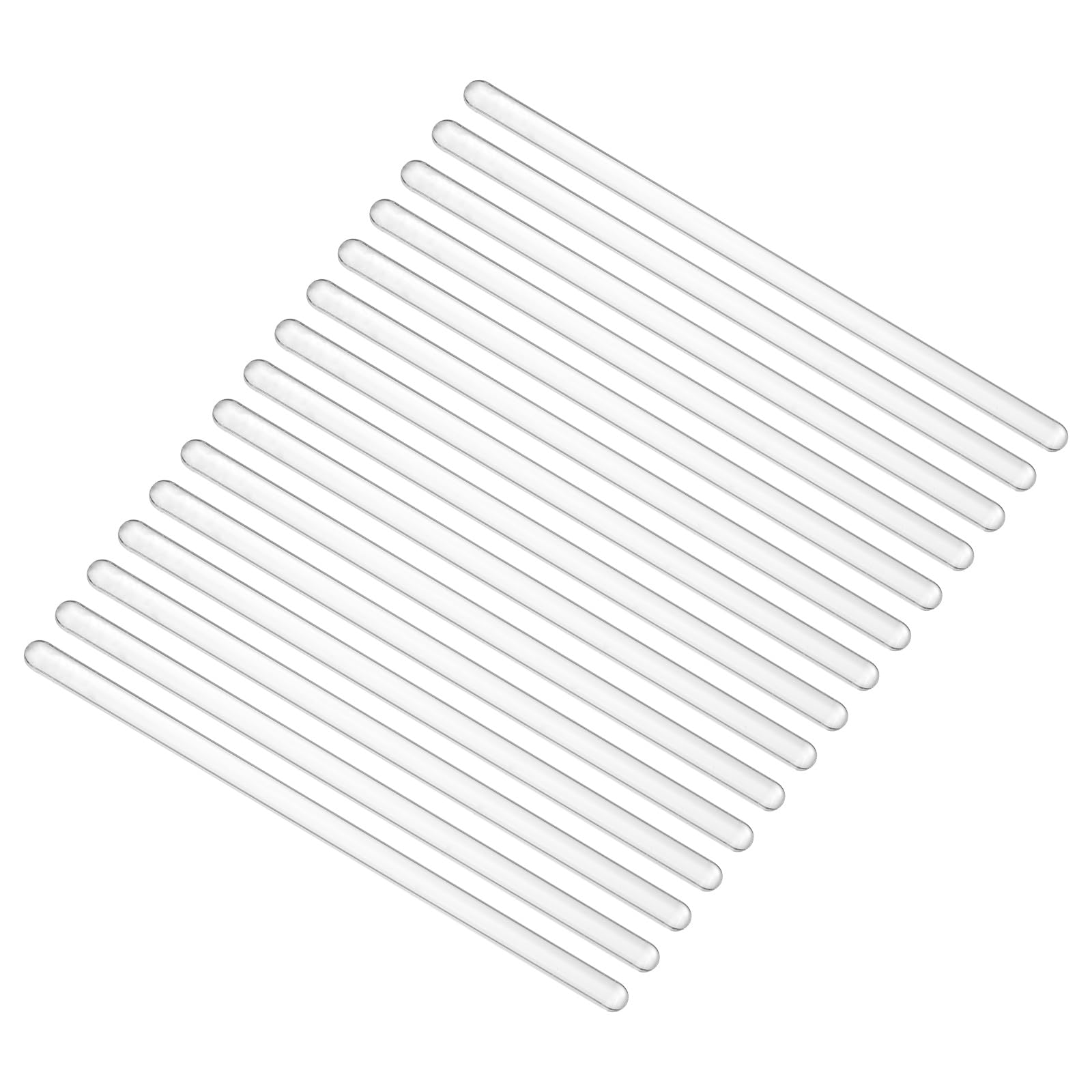 PATIKIL 15 Pcs High Borosilicate Glass Stick, 5.9