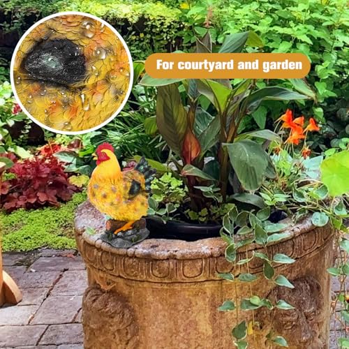 Poule décorative en résine pour animer la cour et la terrasse - 7