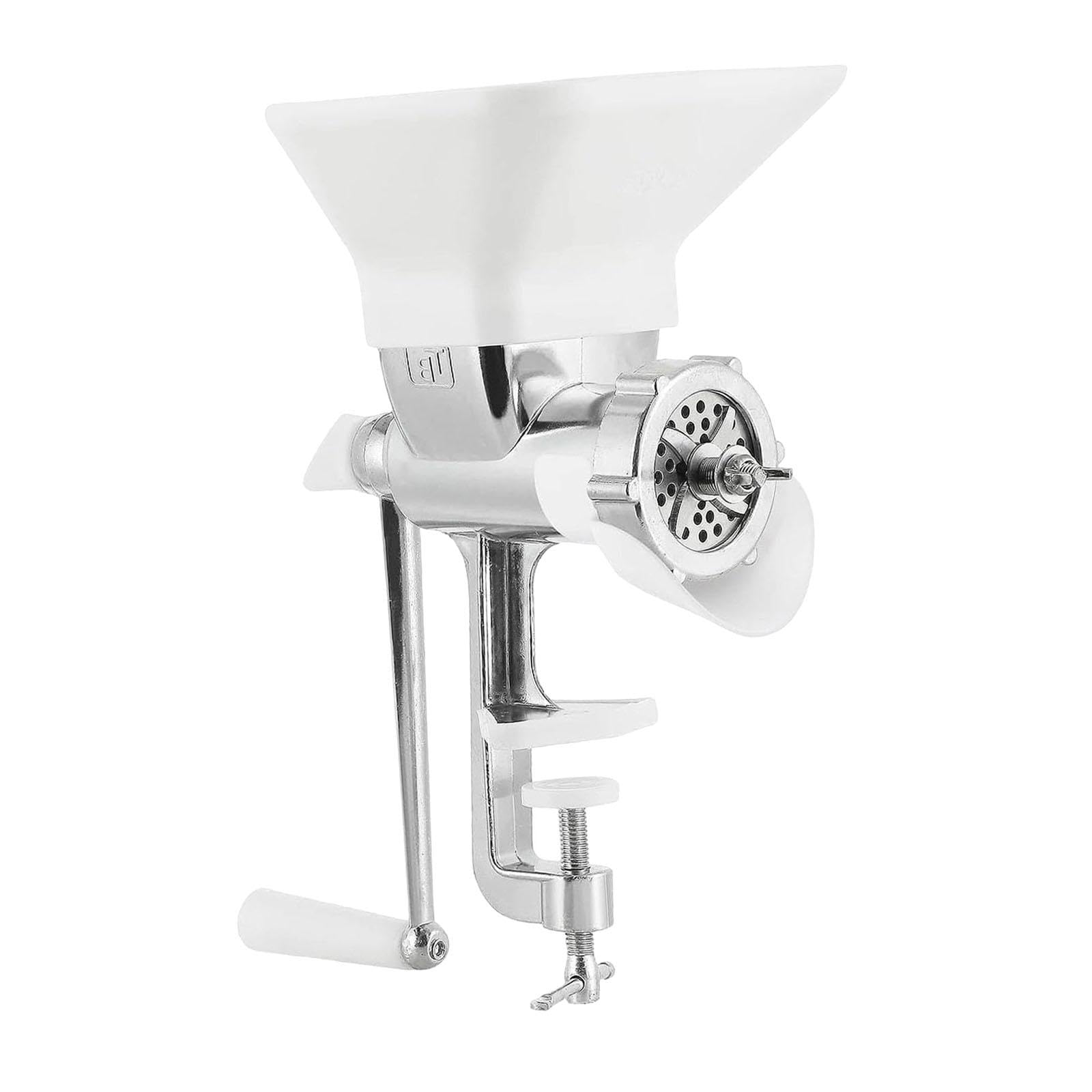 Granulatore Manuale per Mangime per Uccelli con Morsetto da Tavolo, Granulatore in Acciaio Inox per Giardinieri E Agricoltori Autosufficienti