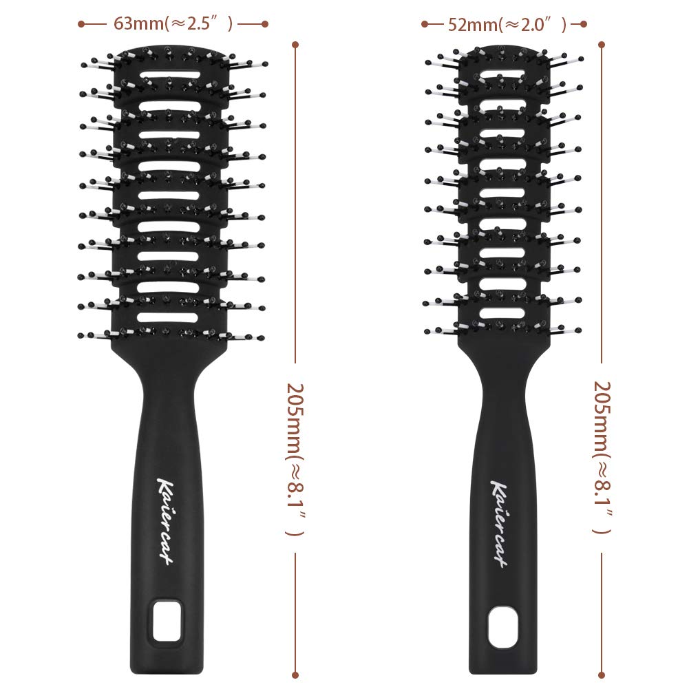 Kaiercat Professional Men's Hair Brush Great Styling & Blow Drying