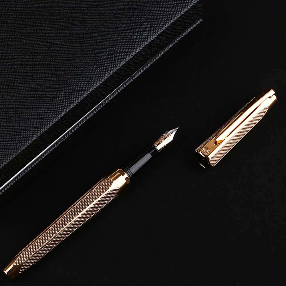 Amazon | Lanxivi Hero 2191 14Kゴールドペン先 万年筆ケースセット