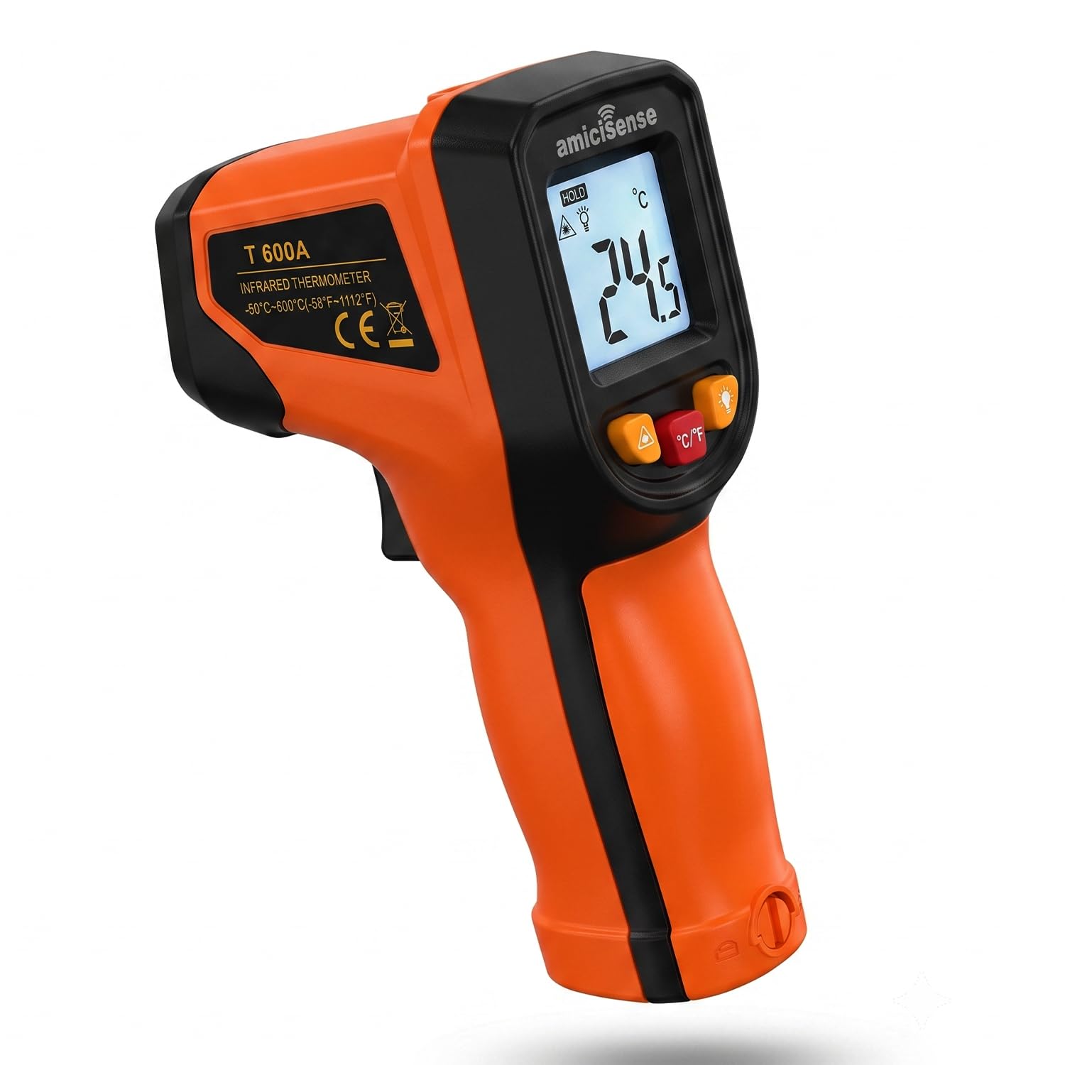 amiciSense Infrared Thermometer for Industrial Use with 0.5sec Fast Measurement & Auto-Shut, -50°C to 600°C Laser Temperature Measuring Device-image-41