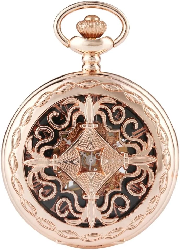 Rose Gold Roman Numerals Design Mechanical Pocket Togo Ubuy