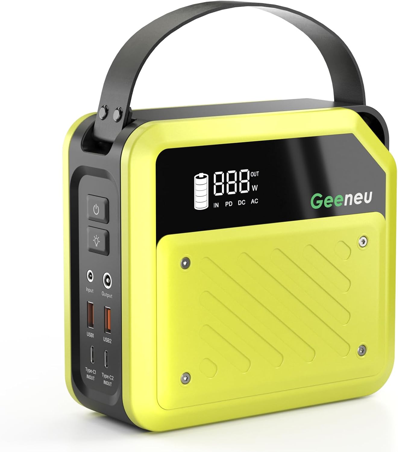 Portable Power Station 268W, 270Wh/72000mAh Solar Generator LiMnFePO4 Battery Large Power Bank with PD 100W Fast Charging, Lightweight Camping Power Station for Travel Emergency Hunting