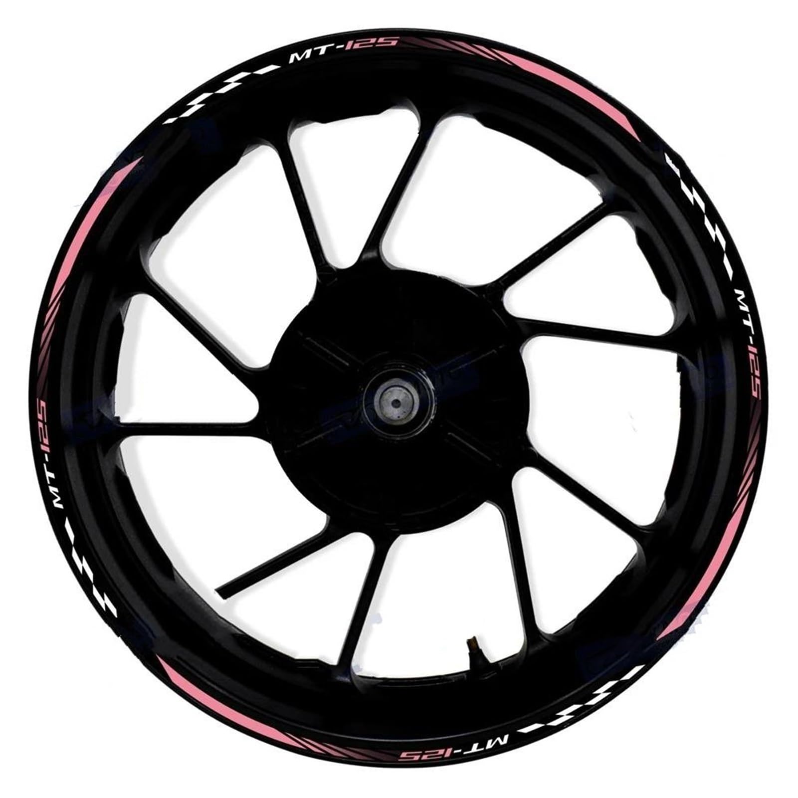 Motorcycle Wheel Stickers for Yamaha MT-125 MT125 Motorbike