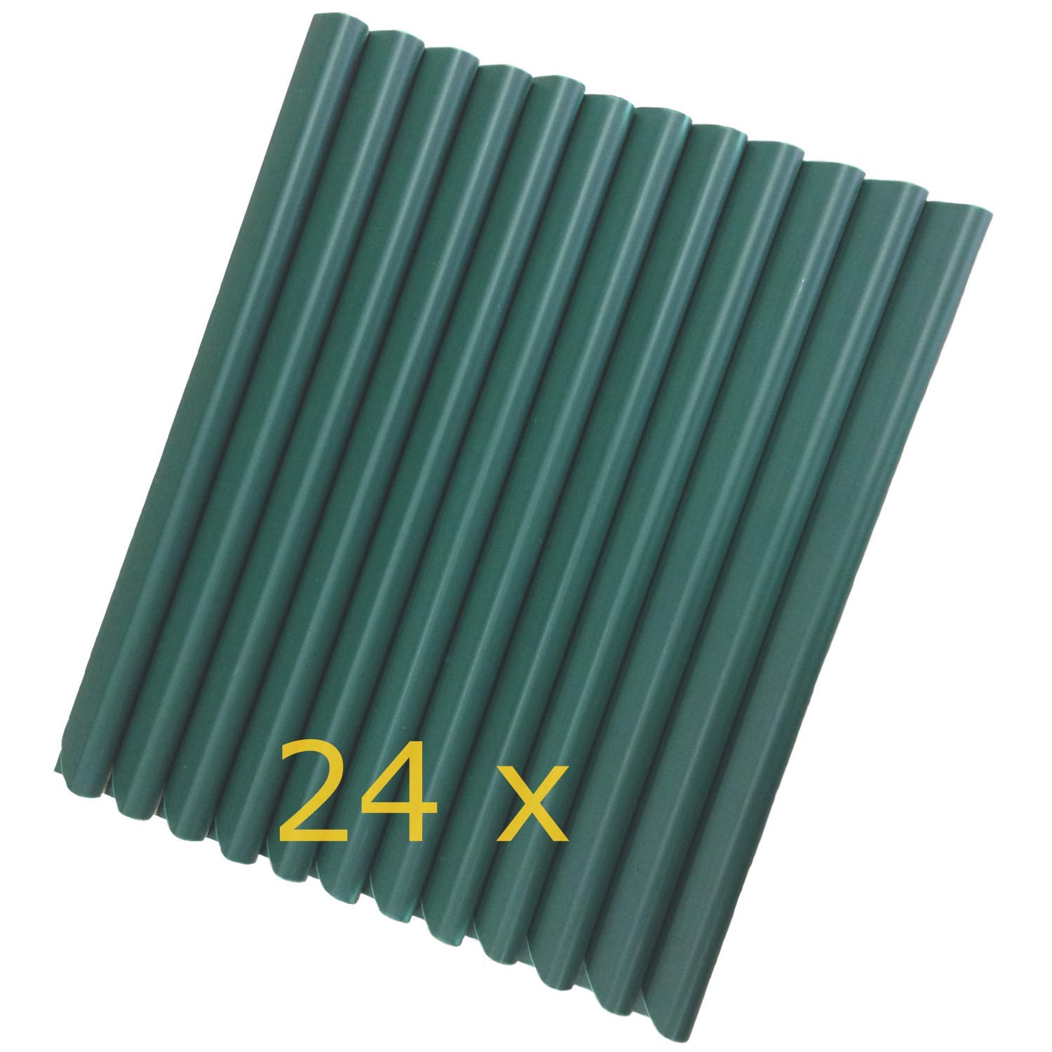 workingHOUSE ViewProtect Premium Privacy Screen Clamping Strips, Green (24-Pack)