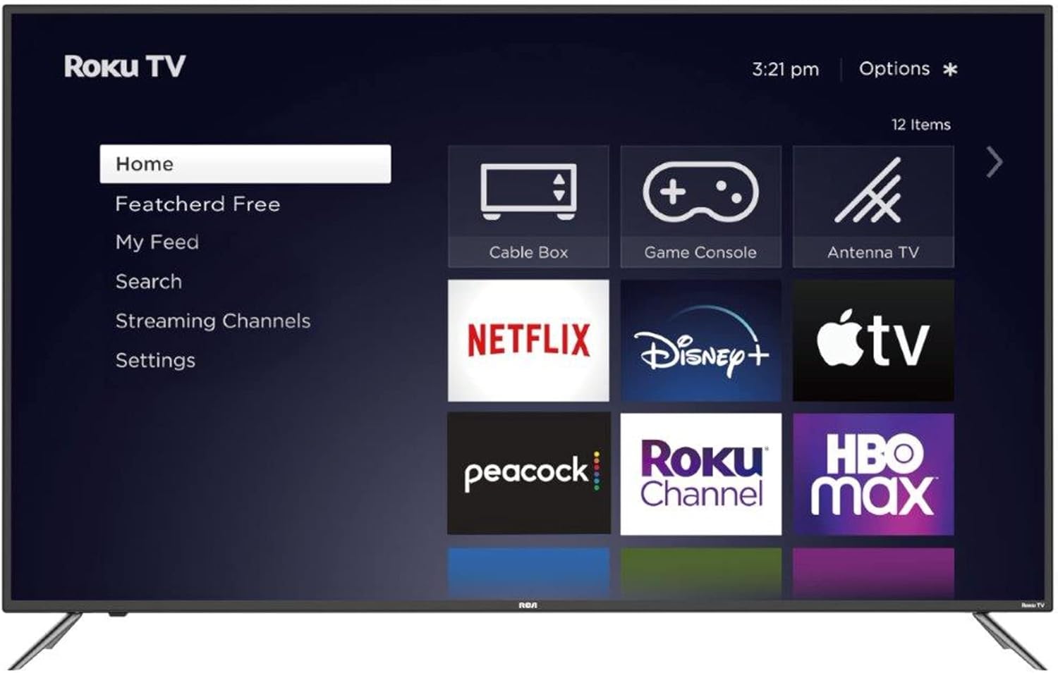 RCA 43″ 4K Ultra HD 2160P HDR Roku Smart LED TV RTRU4327-US