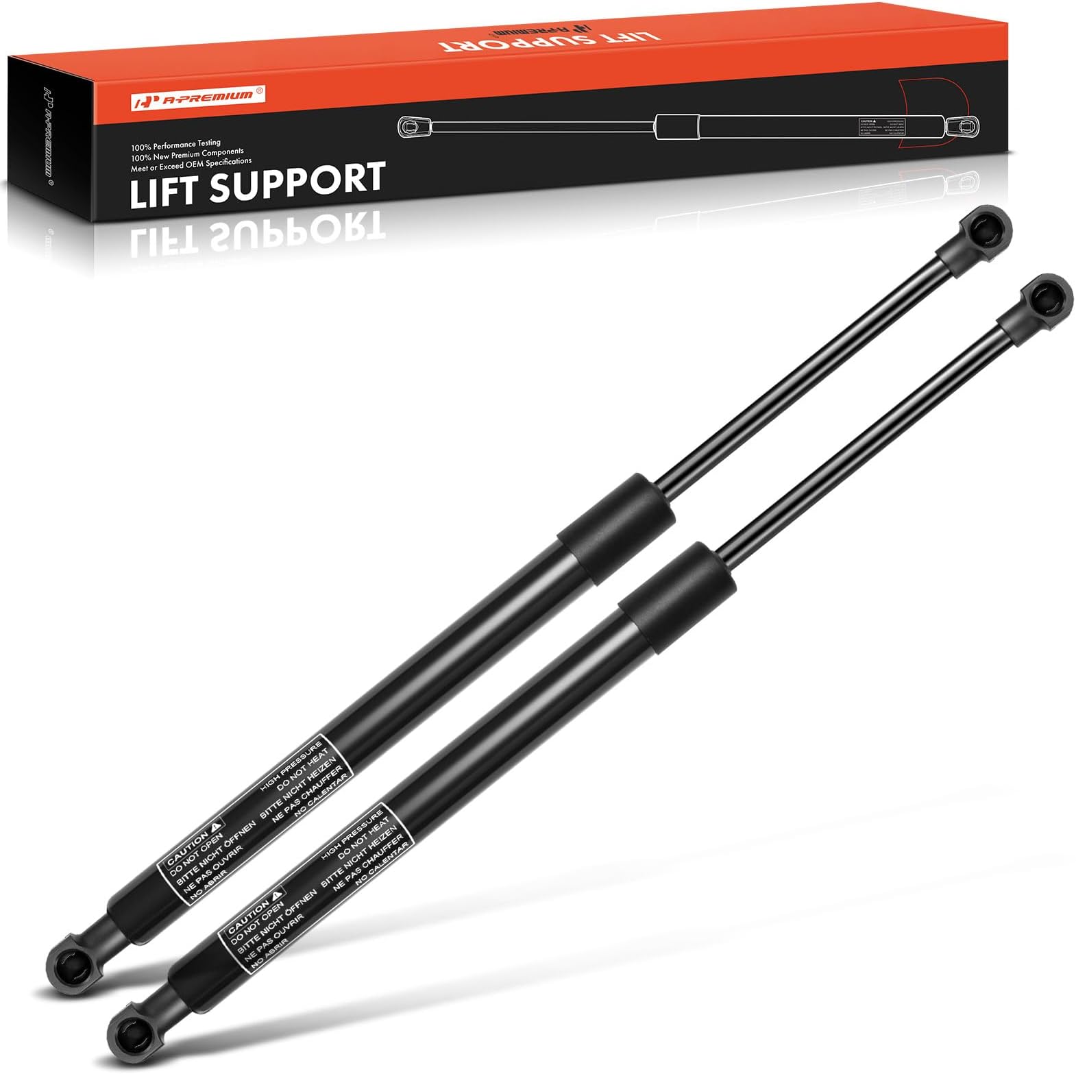 A-Premium Hood Bonnet Lift Supports Shock Struts for Lexus GS300 GS350 GS430 GS450h 2005-2012 2-PC Set
