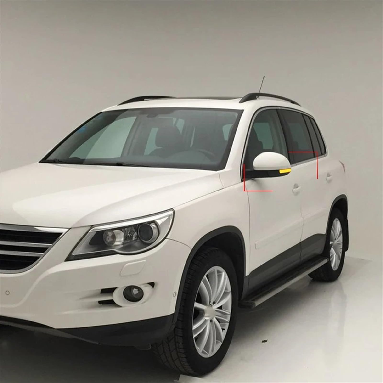 Lusterko boczne dynamiczne kierunkowskazy do VW Sharan 2012-2015 Tiguan 2008-2016 LED lusterko boczne wskaźnik lampa lusterko boczne lampa wskaźnikowa sekwencyjna lampa błyskowa, bez świateł puddle