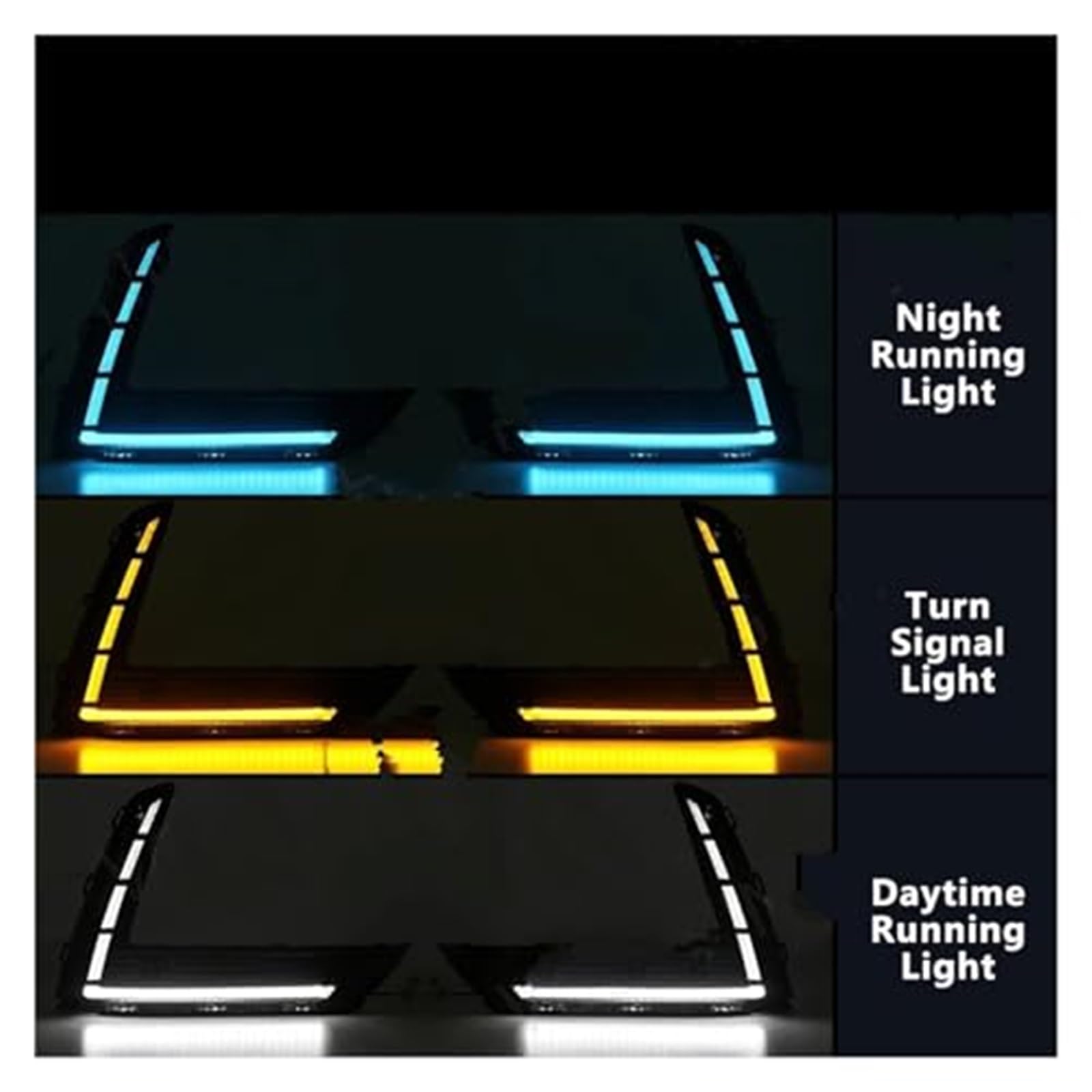 Dla CRV, dla 2023 LED światło do jazdy dziennej DRL światła dzienne dynamiczny kierunkowskaz lampa przeciwmgielna biały żółty niebieski akcesoria samochodowe Światło kierunkowskazu samochodowe