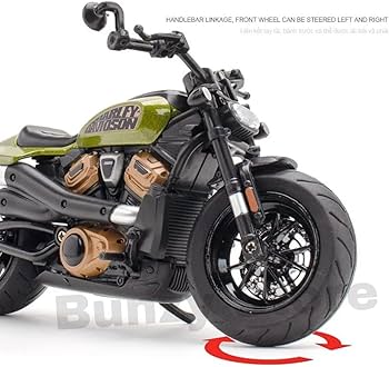 BUNZY Store Harley Davison Die cast Bike Motorcycle Toy with Light BUNZY Store Harley Davison Die cast Bike Motorcycle Toy with Light
