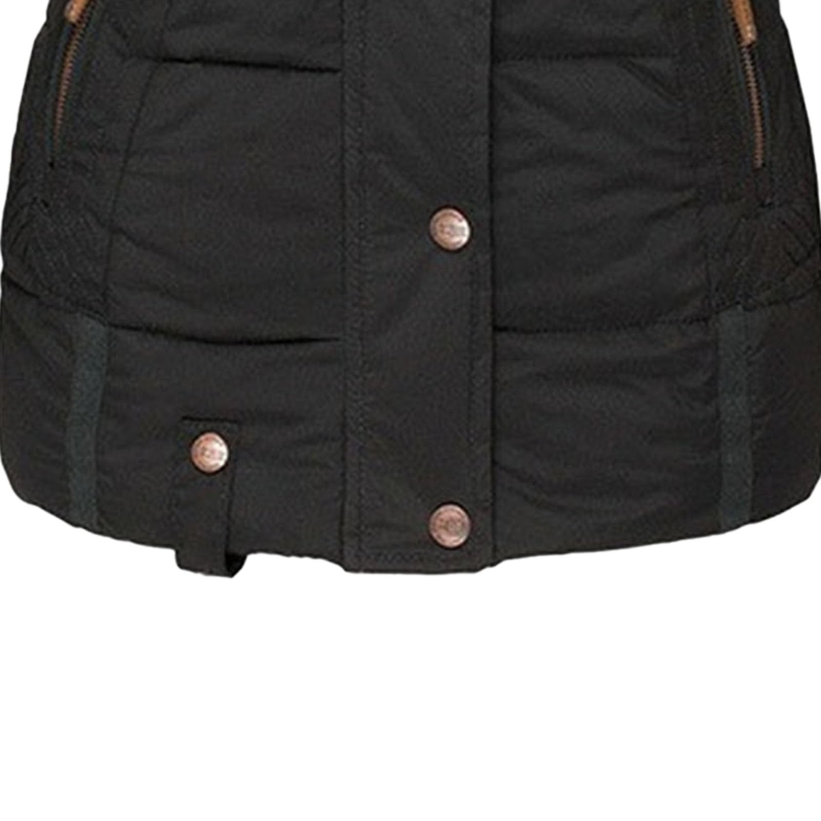 Chaqueta acolchada cálida de invierno para mujer, abrigo de piel sintética con capucha, ligera, acolchada, ropa de abrigo, chaqueta gruesa y cálida
