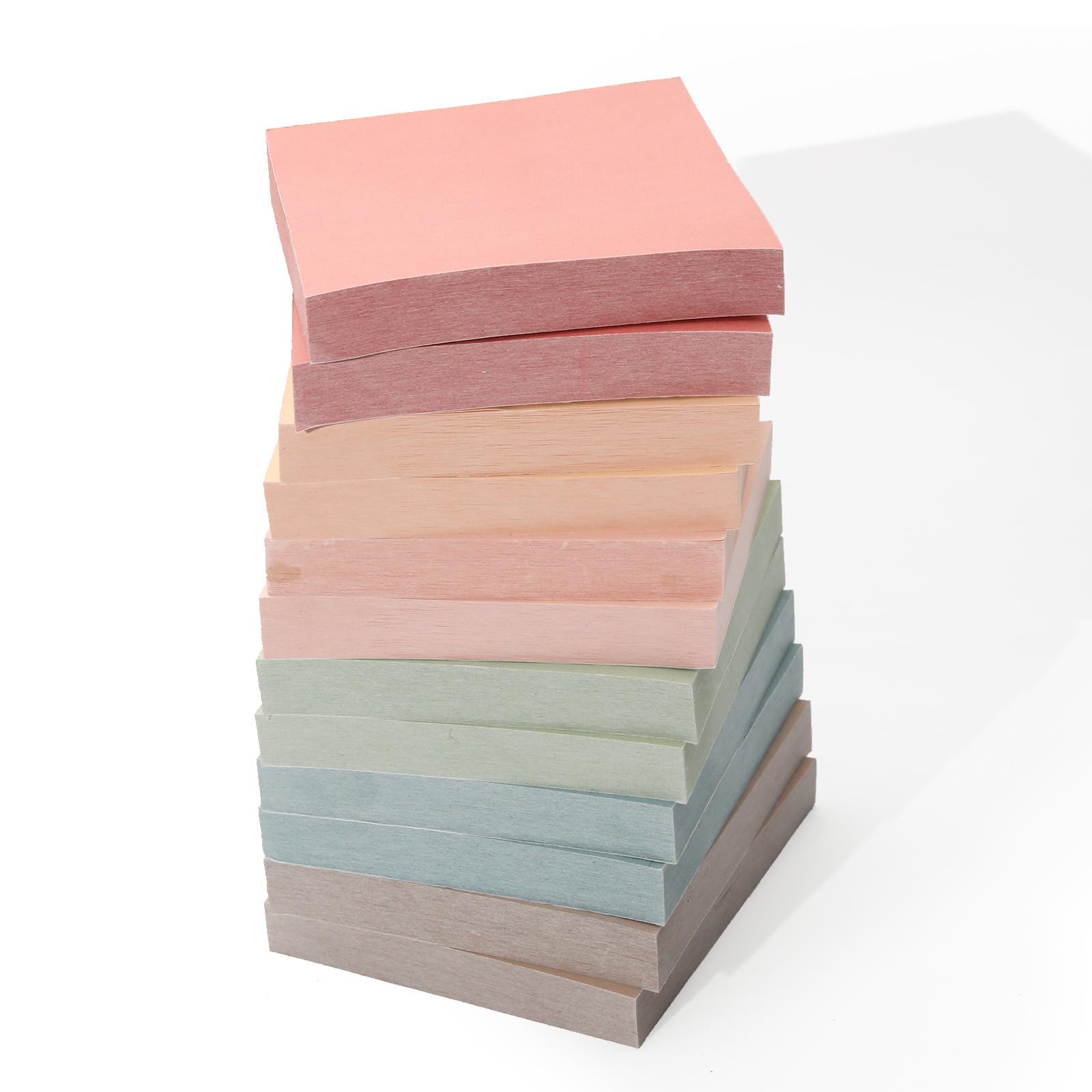 QILIMA(100 Sheets/pad) Sticky Notes 3”x3”12 Pads, Pastel Colors Sticky Notes, Sticky Note, Self-Stick Note Pads, Sticky Pads Sticky Notes Aesthetic,