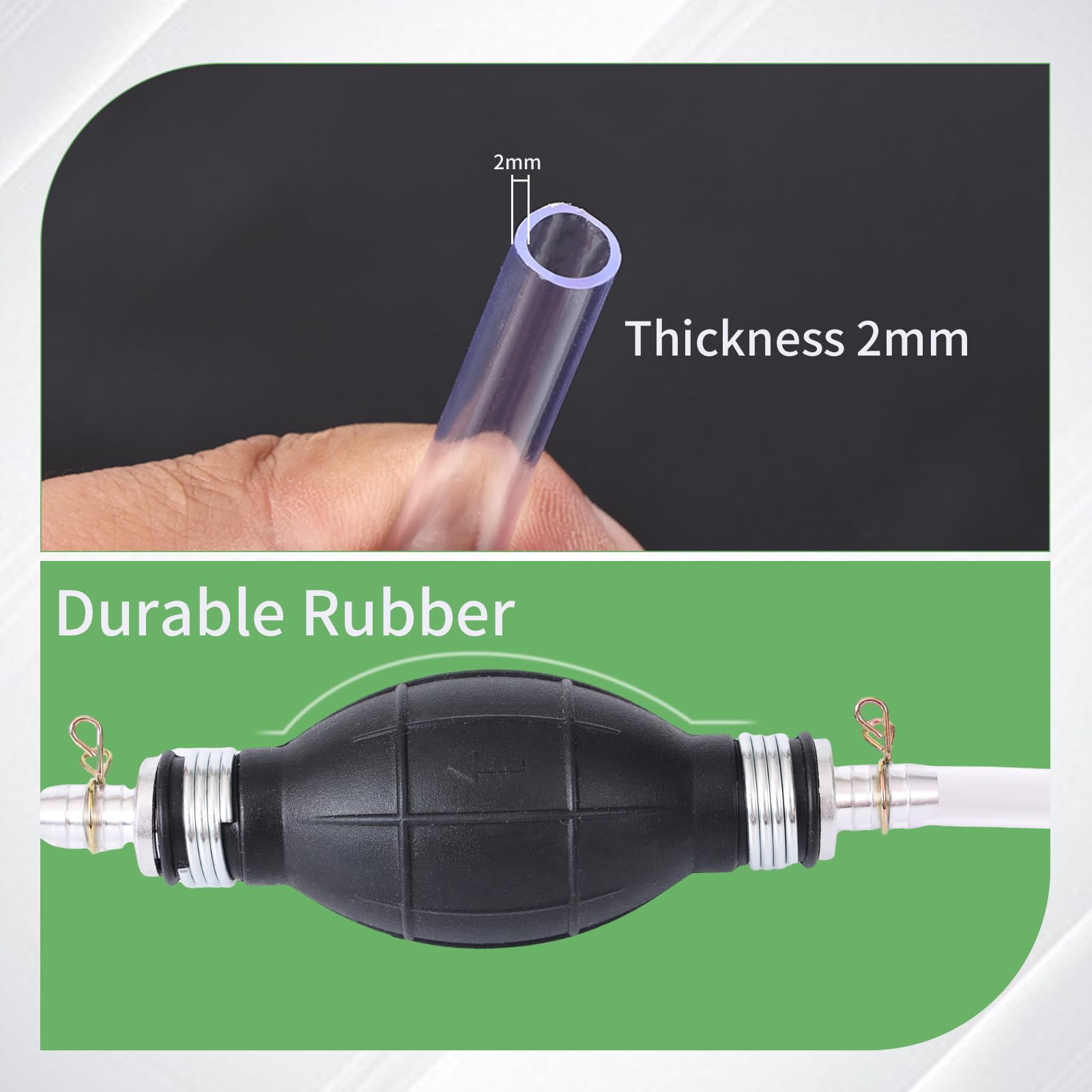 Pompa Travaso Liquidi Manuale - Per Benzina, Diesel, Olio - Autoadescante - Foto 8