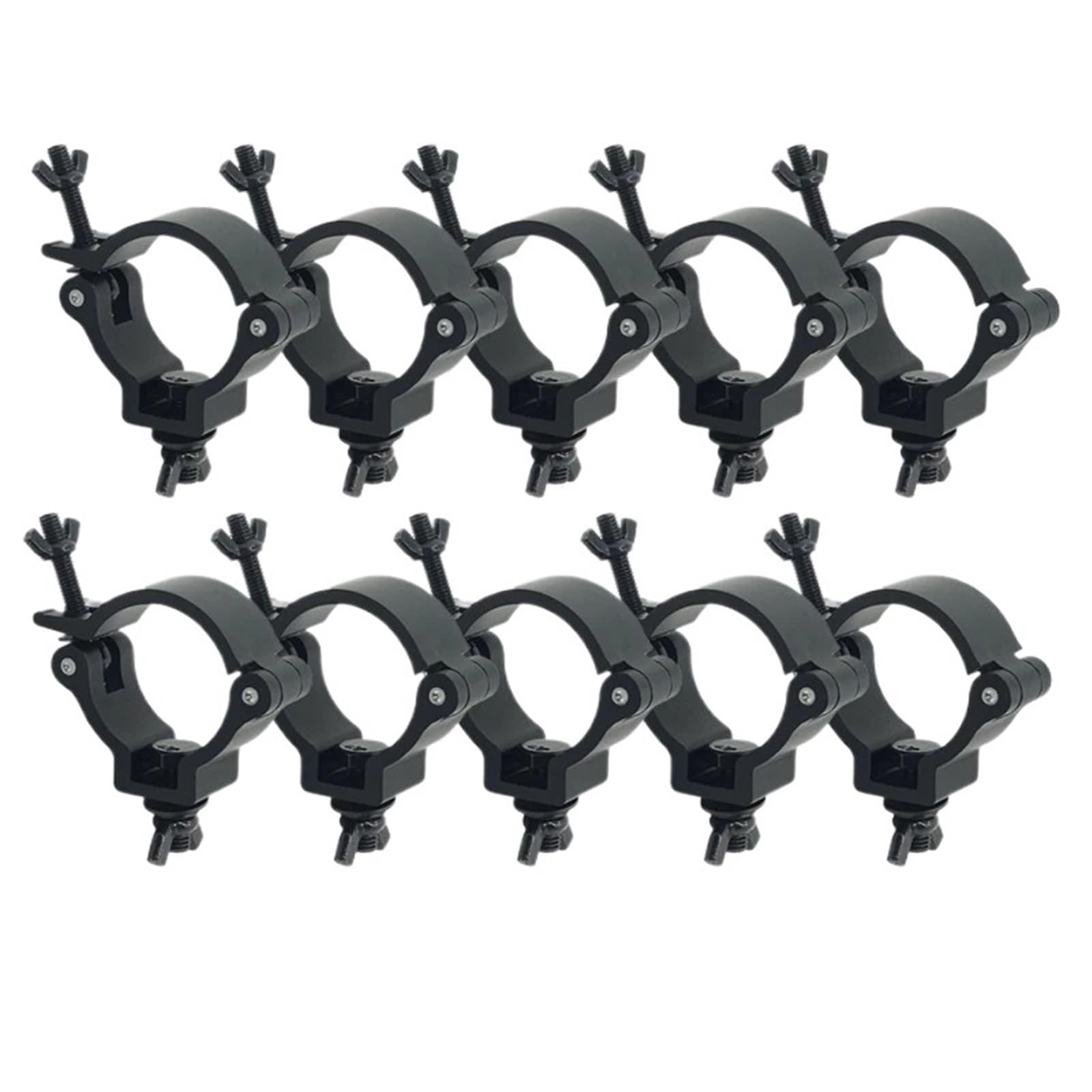 zacisk do kratownicy. 7pcs Stage Light Hook Aluminum Alloy Heavy Duty Bracket for Moving Head Theatre Lighting(Black)
