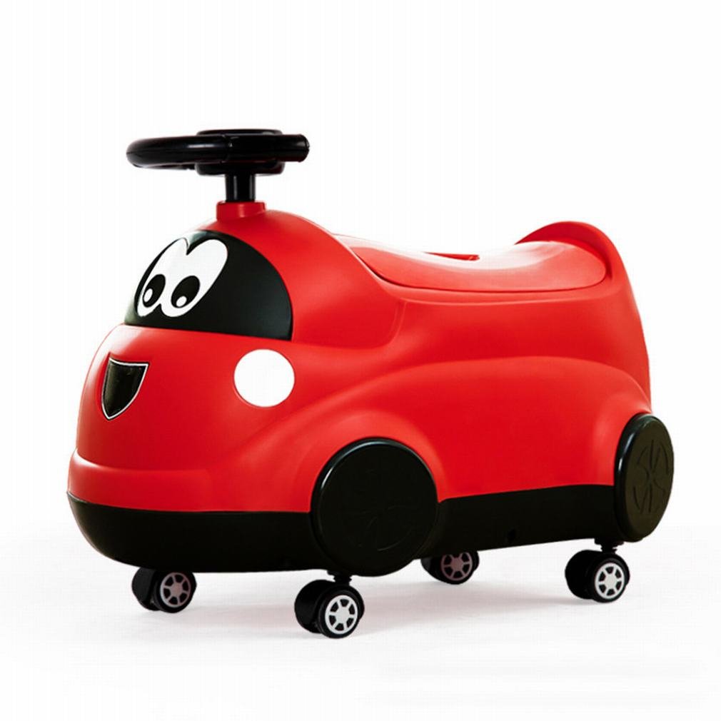 HM Pequeños Modelos de Coche Niños 'Wc Higiénico Multi-Funcional Bebé Varón Y Femenino Bebé Cajón Potty,Rojo