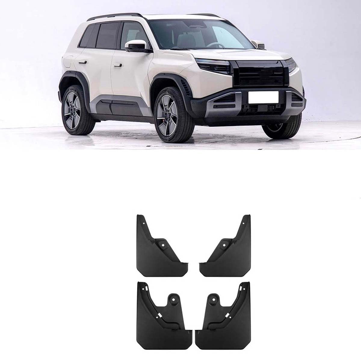 BXQDAM Car mud flaps,Compatible with BYD Fangchengbao Tai 3 2025,Car exterior accessories