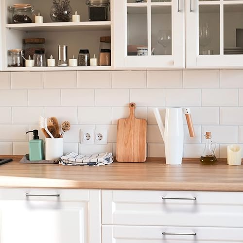 Miniatura 5 de goldenwarm Paquete de 5 tiradores de gabinete de níquel cepillado de 3 34 pulgadas, manijas de gabinete de cocina, accesorios de cocina para