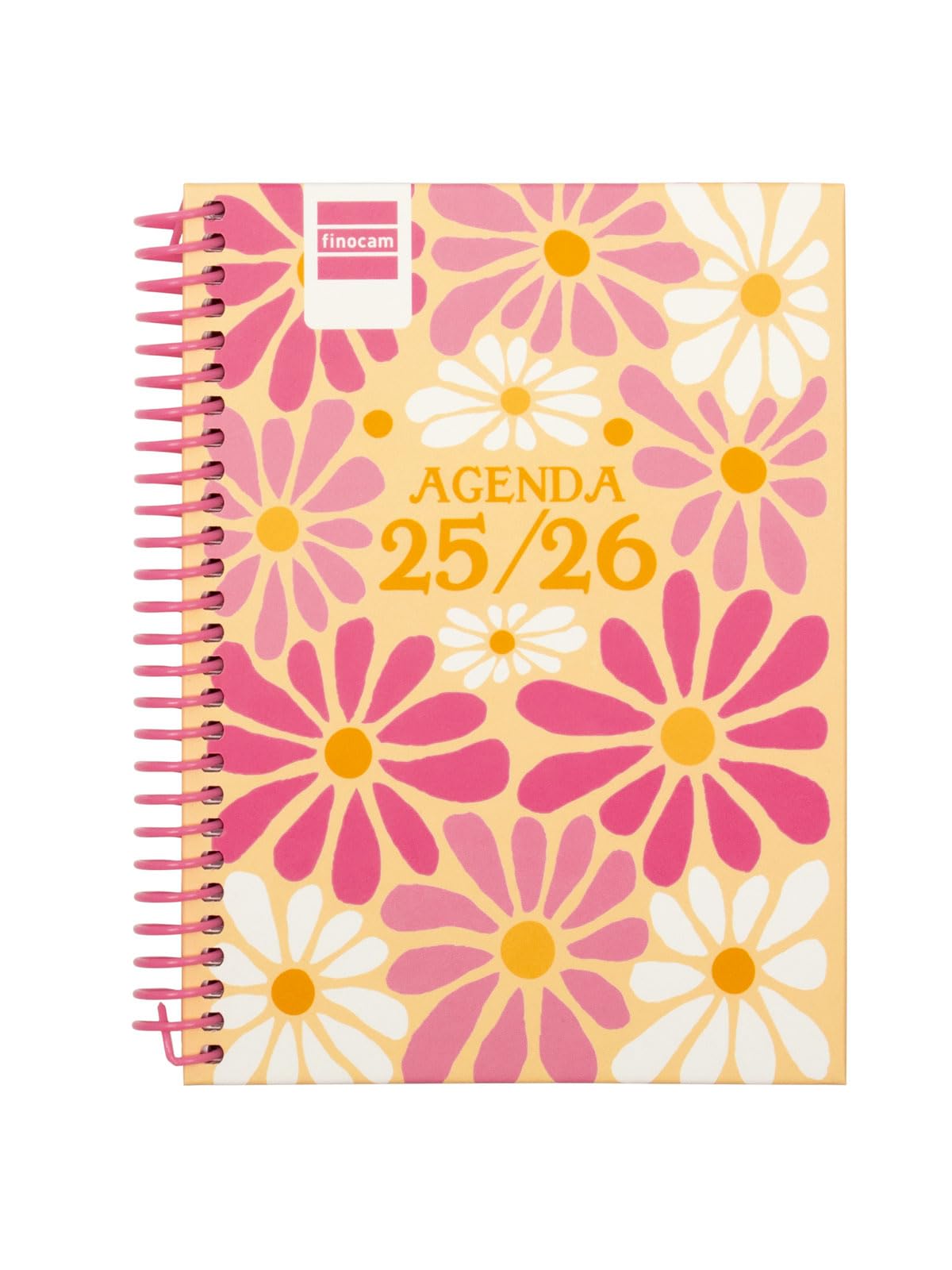 Finocam - Agenda Diva Year 2025 2026 Week Horizontal View September 2025 - June 2026 (lesson year) + July and August summary Spring Spanish