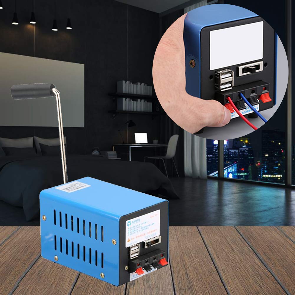 Generator prądu z korbą ręczną, ładowarka do telefonu korby ręcznej 20 W