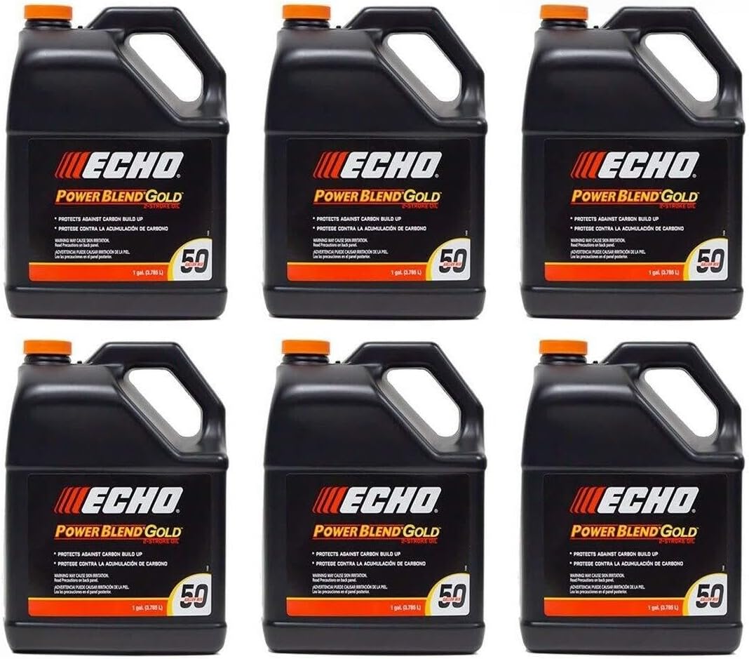 (6-Packs) ЕCHО One Gallon Bottles 2 Cycle Engine Oil Mix - Power Blend 6450050