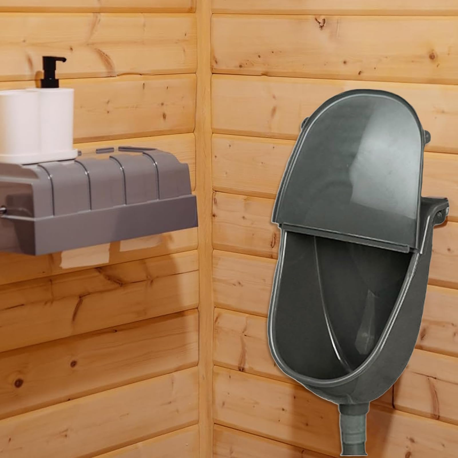 Urinale Für Herren Badezimmer | Garten Urinableiter | Geruchsfreies Wandmontiertes Urinal Mit Deckel Für Haus Wohnheim Männer
