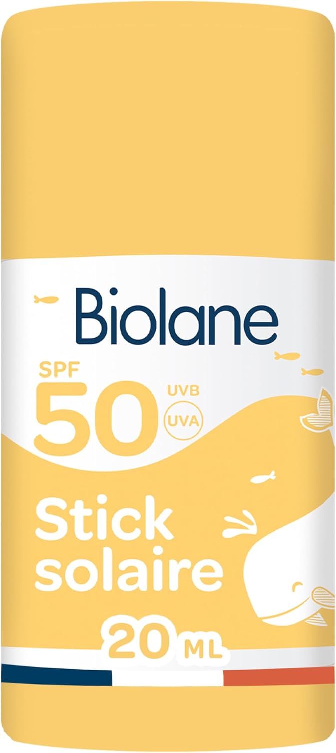 BIOLANE მზისგან დამცავი სტიკი ბავშვებისთვის SPF50, 20ml