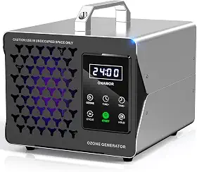 onamor Gerador De Ozônio Digital Onamor, Eliminador Odores 99.000 Mg, Máquina Alta Capacidade Para Remoção Até 740 M², Eliminador, Ozonizador Ionizador Casa, Carro, Fumaça, Quarto Animais Estimação