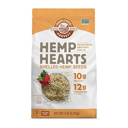 Manitoba Harvest Hemp corazones de semillas de cáñamo
