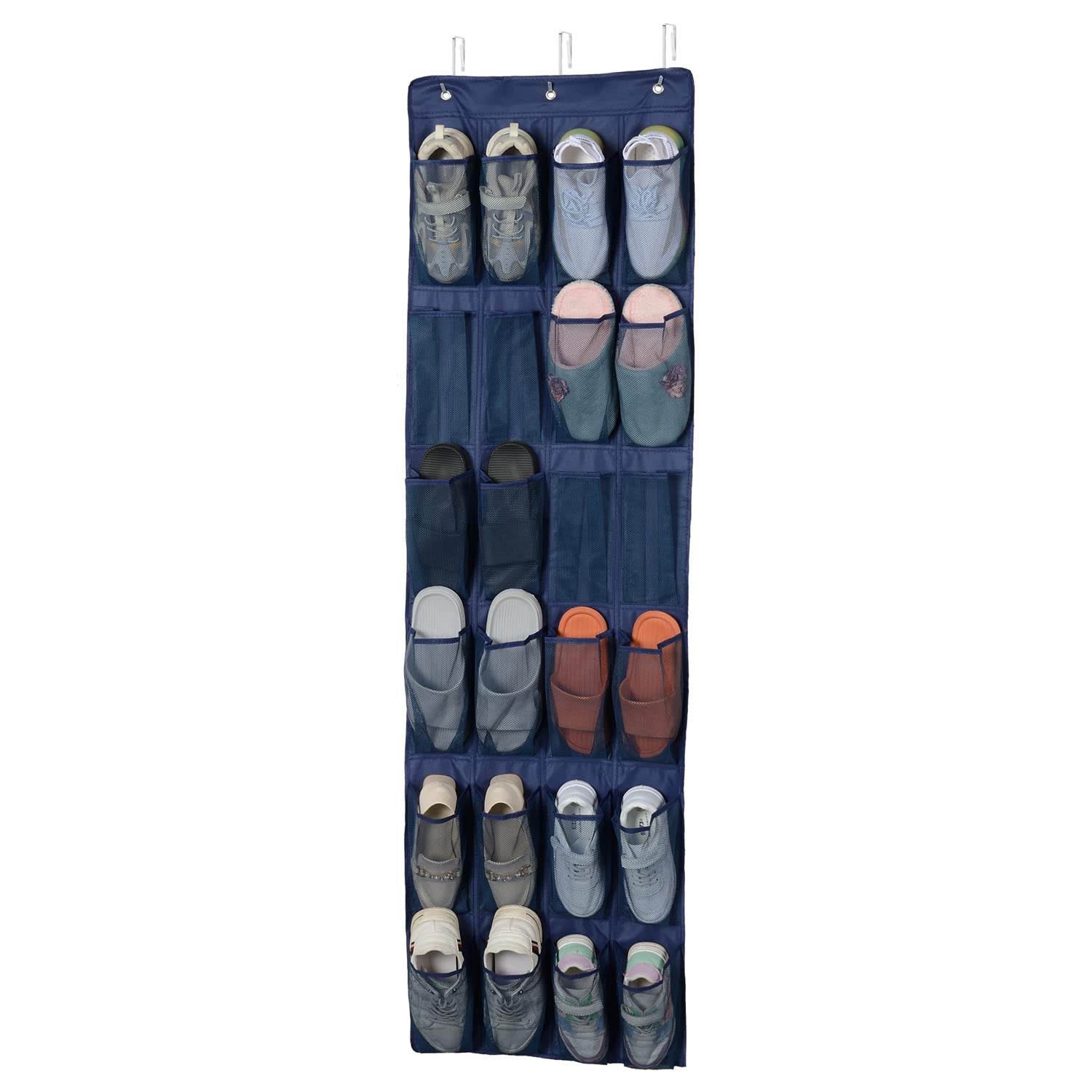 Amazon｜Amazonベーシック ウォールポケット収納 ドア掛け型 24