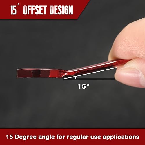 Miniatura 3 de Juego de llaves pequeñas SAE 10 piezas de 532 a 716 pulgadas, chapadas en color, abiertas y de extremo de caja, mini llaves con llavero, juego de