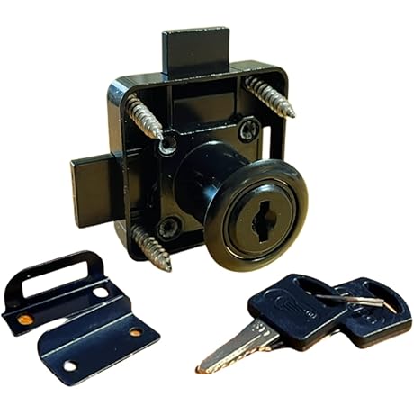 Double Door Cabinet Locks with Keys - Kitchen Cabinet Locks for Adults