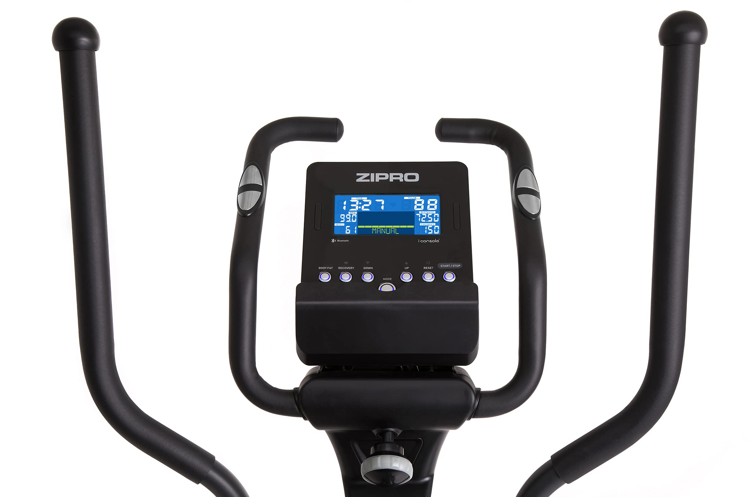 Zipro Crosstrainer Dunk, Ellittico fino a 150 kg, Attrezzo cardio per la casa, Macchina da allenamento cardio, Ellittica, Cyclette, 16 livelli di resistenza
