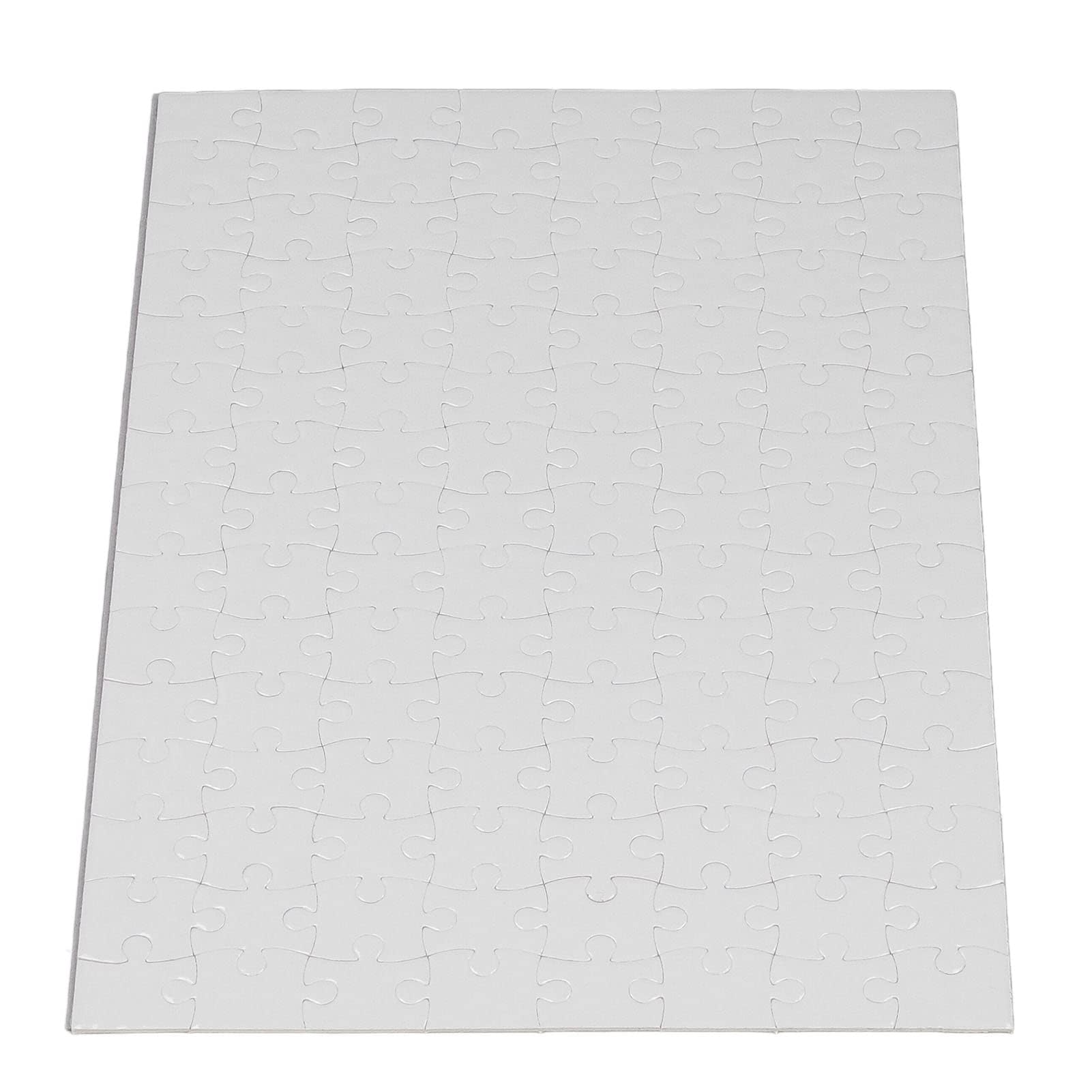 10 Sets Sublimation Blanko Puzzle, Sublimationsrohlinge Puzzl Blanks, Weiße Transferpuzzle Bastelarbeiten für Handgefertigte Lieferungen, A4 20 X 29 cm