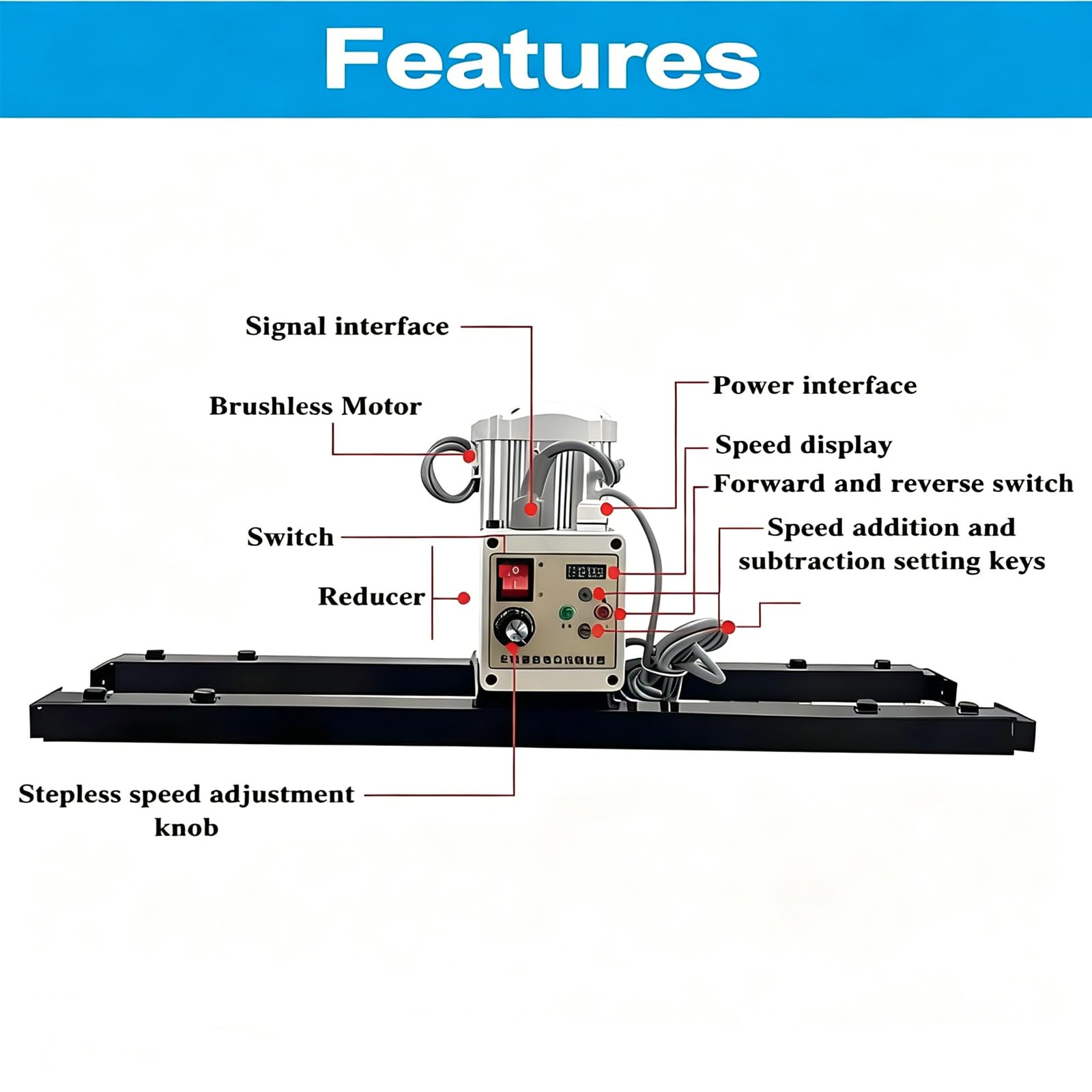 Agitador IBC, Máquina Mezcladora De Tanque Eléctrico, Hélice Plegable, 200~3000 RPM, Máquina Agitadora De Pintura De 1 Tonelada para Agitar Soluciones De Viscosidad Media a Alta