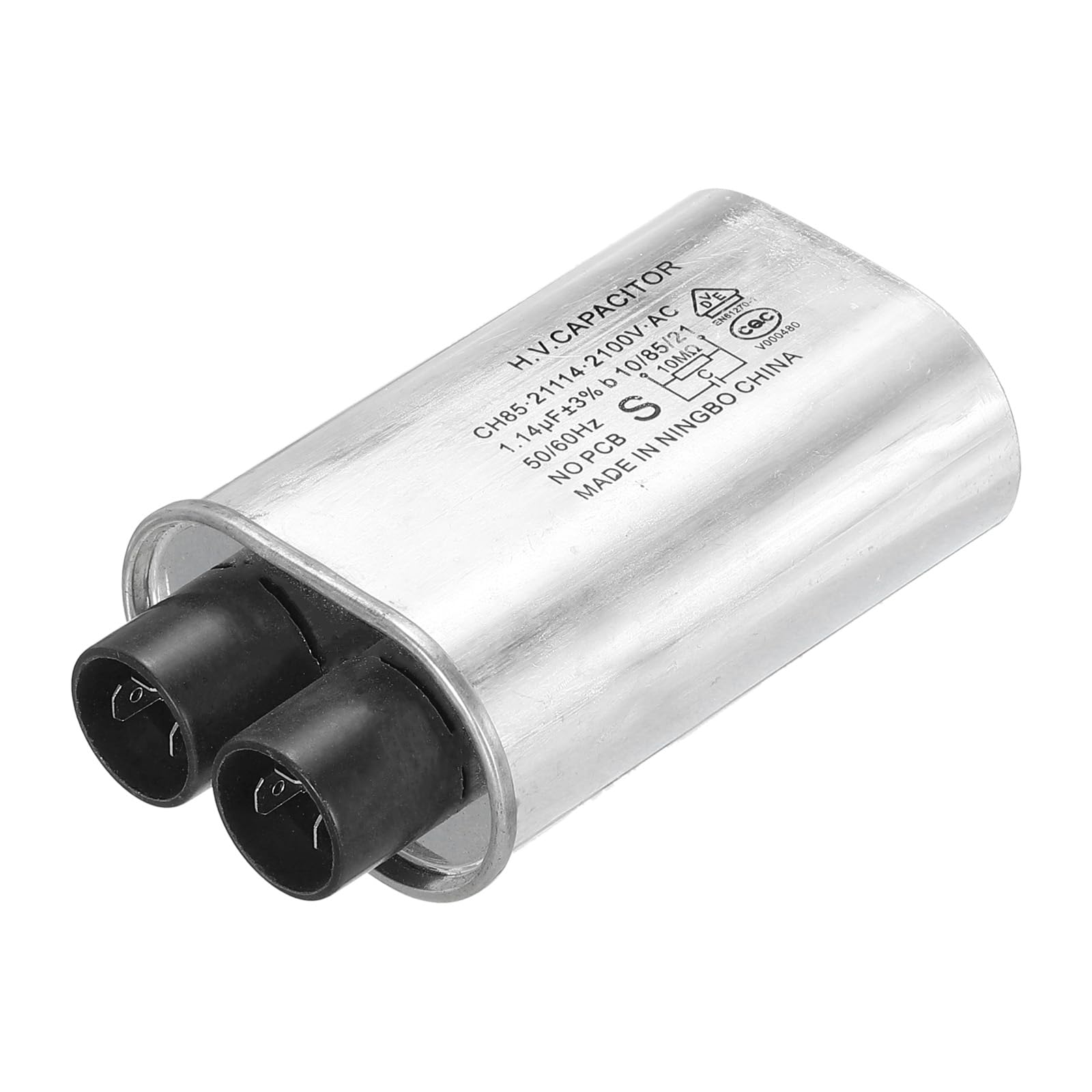sourcing map Microwave Capacitor Replacement High Voltage Oven Capacitor 2100VAC 1.14uf
