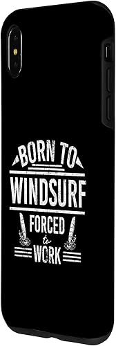 Vista 14 de iPhone 14 Born To Windsurf Forced To Work Surfing Case
