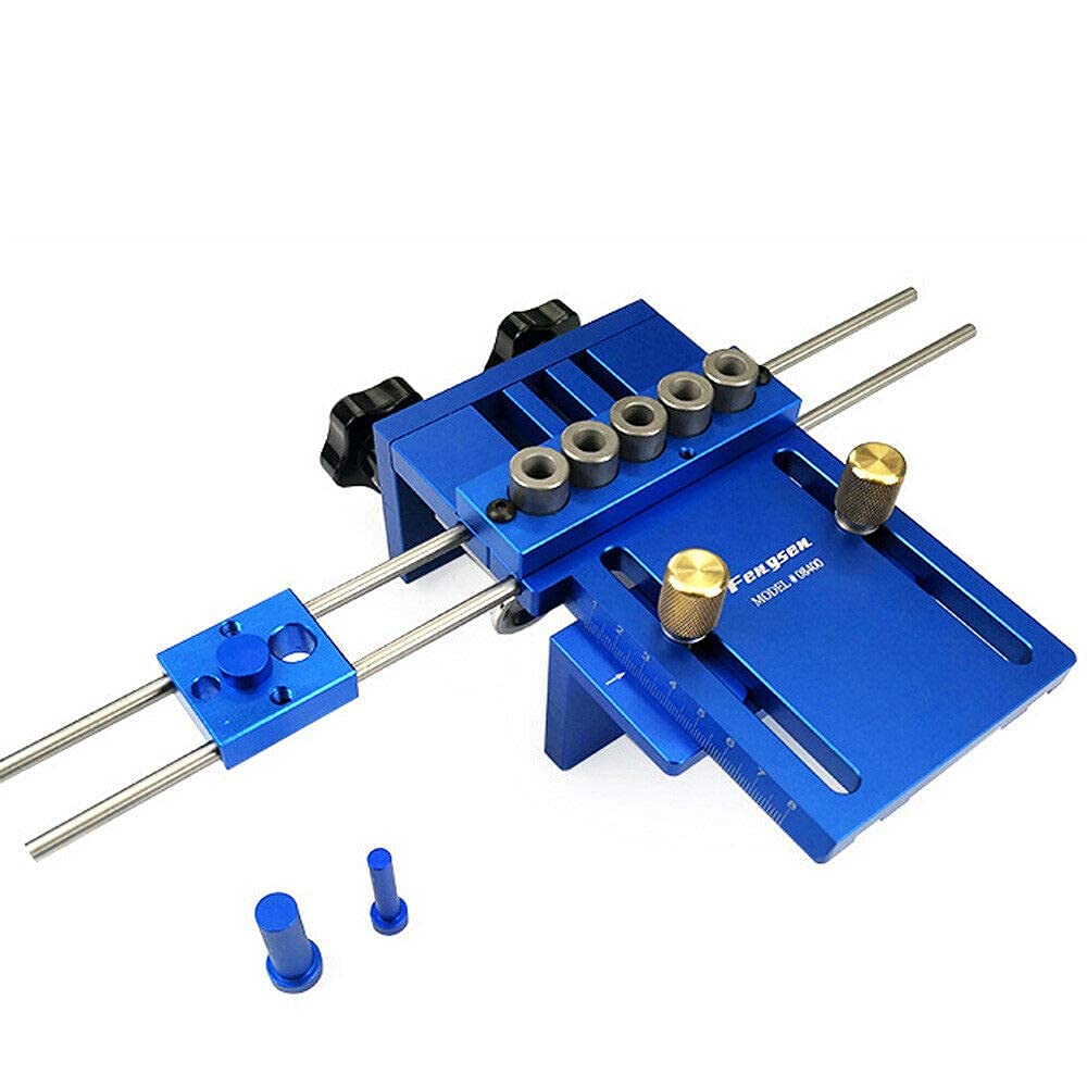 Dübelvorrichtungs-Set, Holzbearbeitungsdübel Bohrposition Hülsen Loch DIY Kit 6/8/10/15 mm, 28 Stück